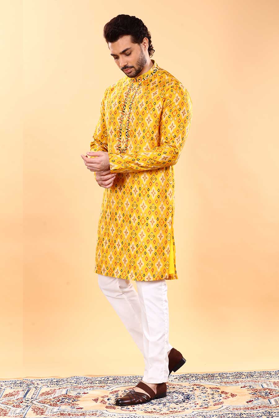 Yellow Ethnic Elegance Kurta Set