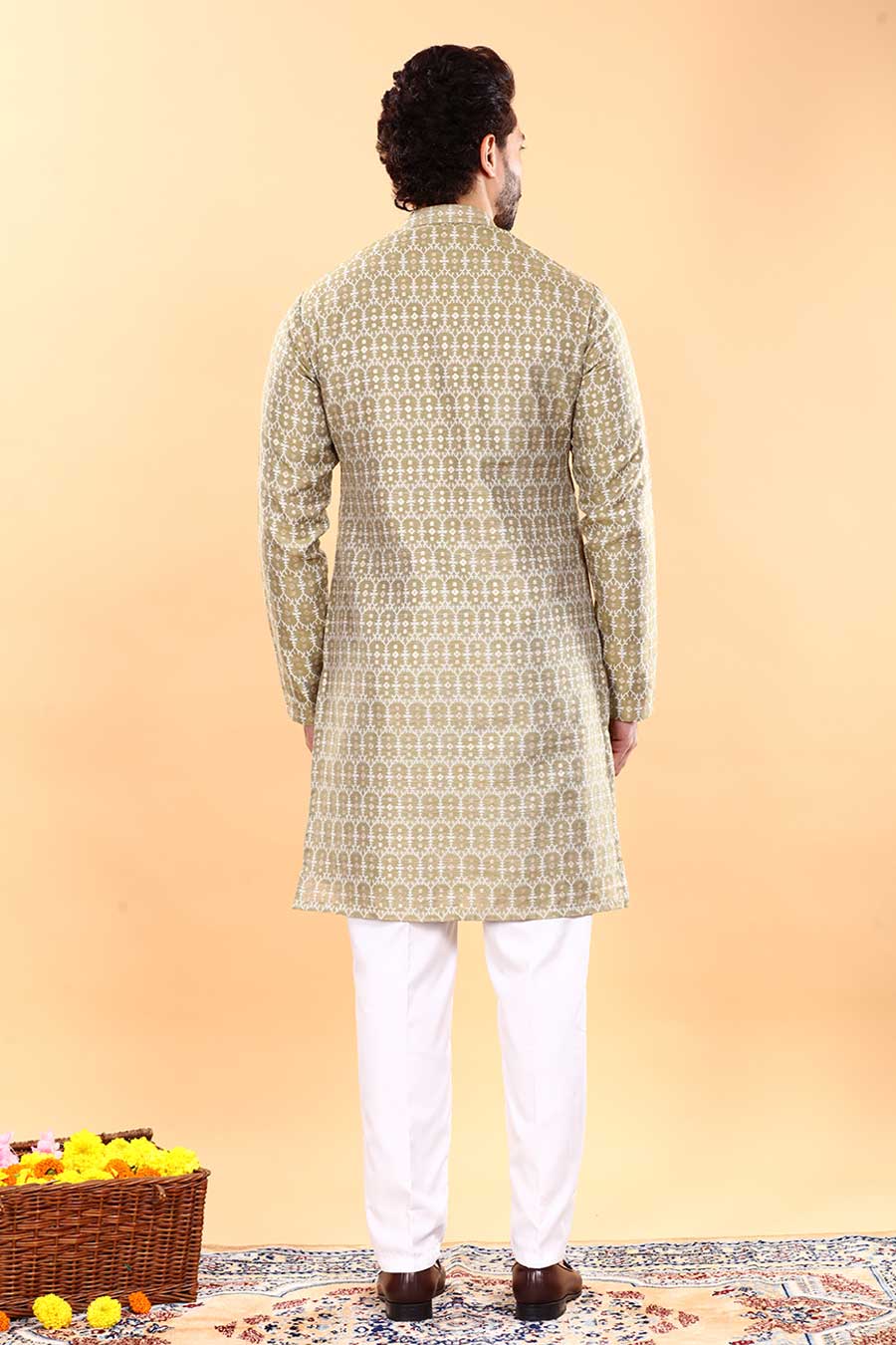 Green Zardosi Zest Kurta Set