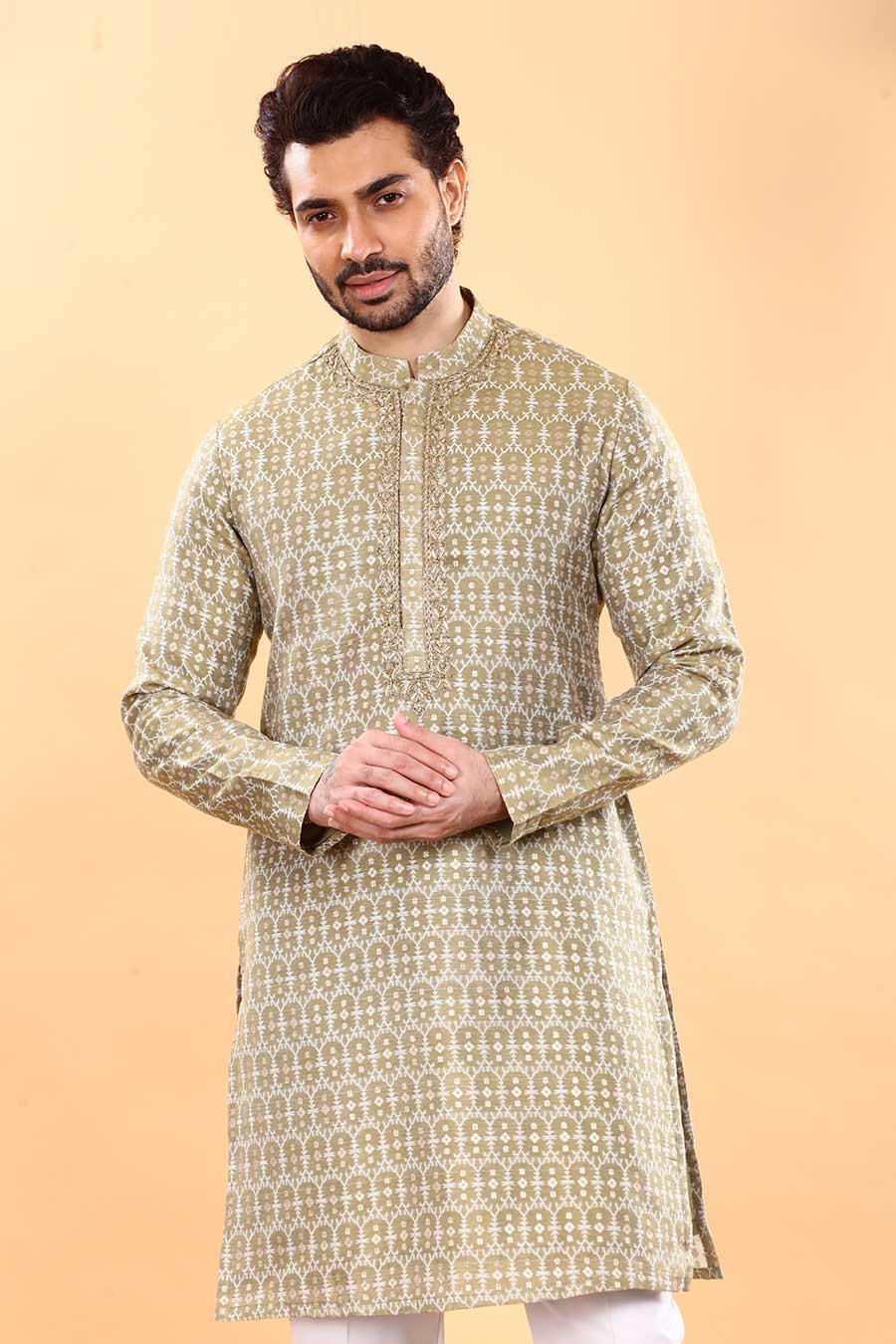 Green Zardosi Zest Kurta Set