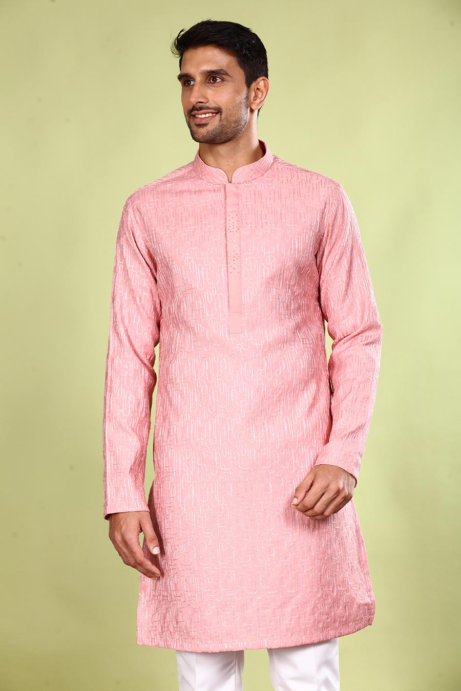 Peach Majestic Kurta Set