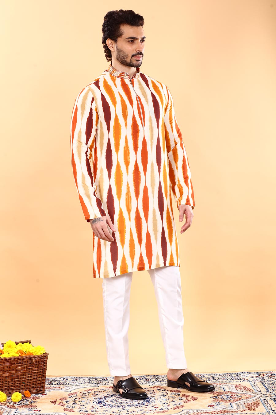 Multicolour Carnival Kurta Set