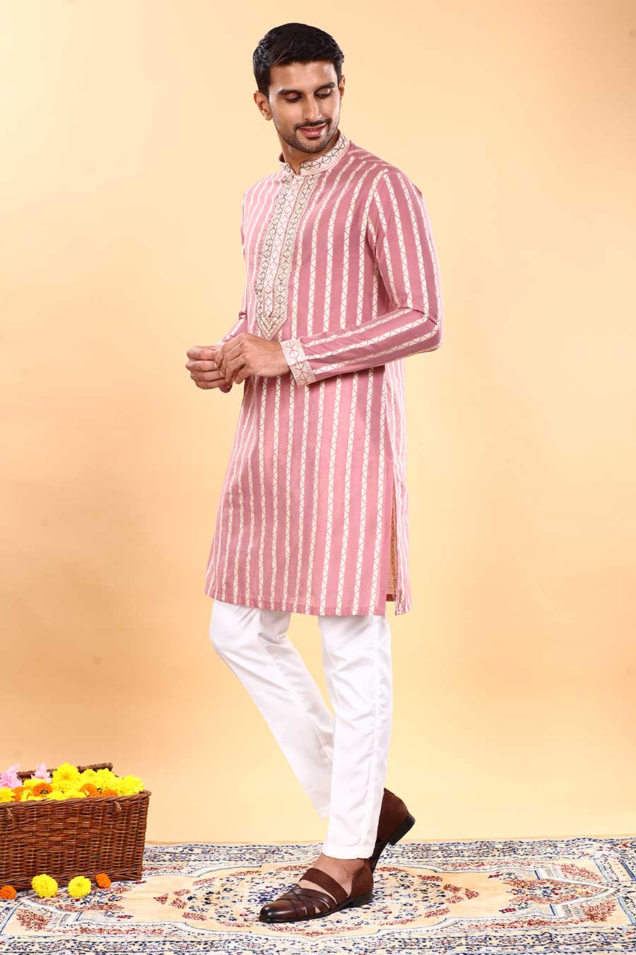 Pink Paradise Kurta Set