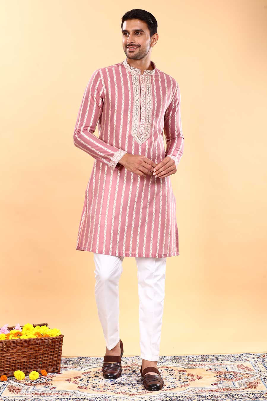 Pink Paradise Kurta Set