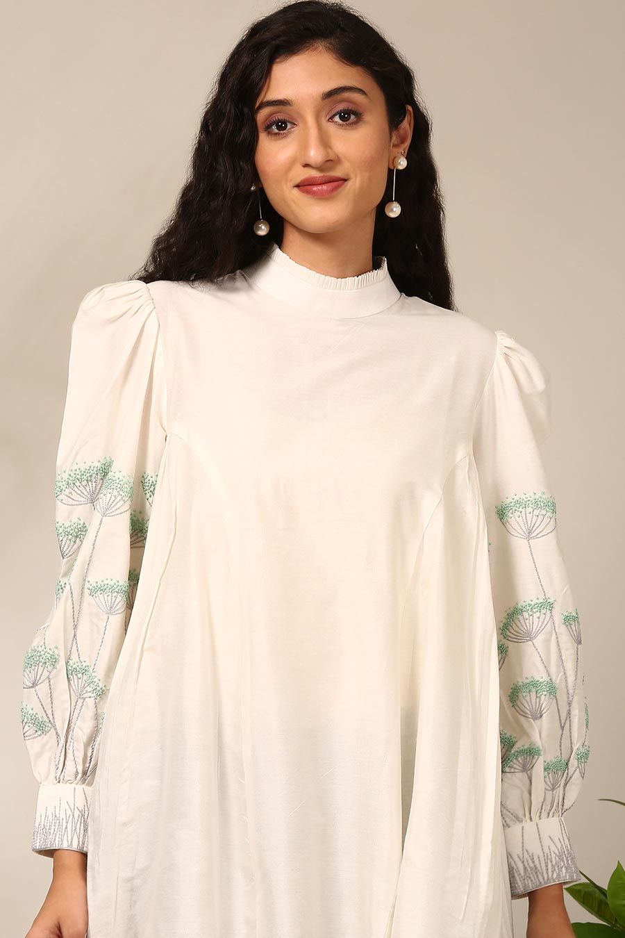 Ivory Embroidered Top