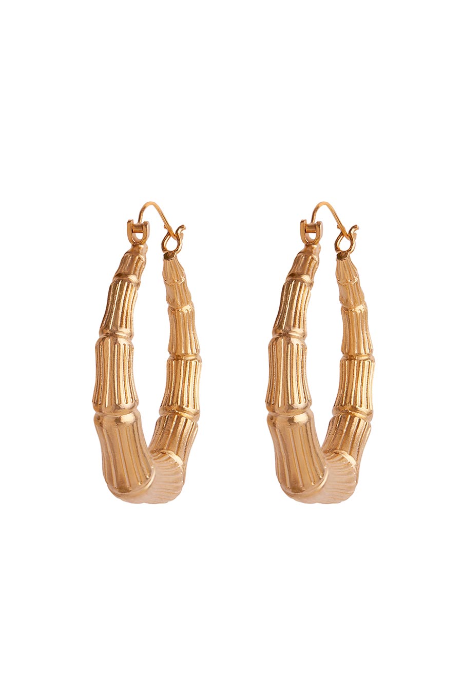 Gold Plated Abha Hoop Earrings