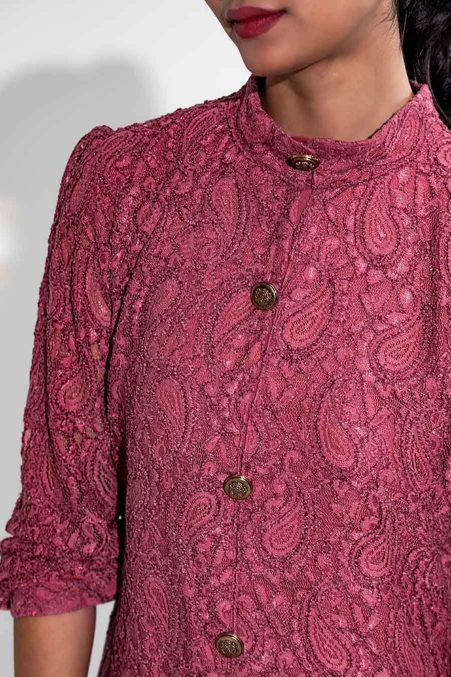 Pink Bella Lace Dress