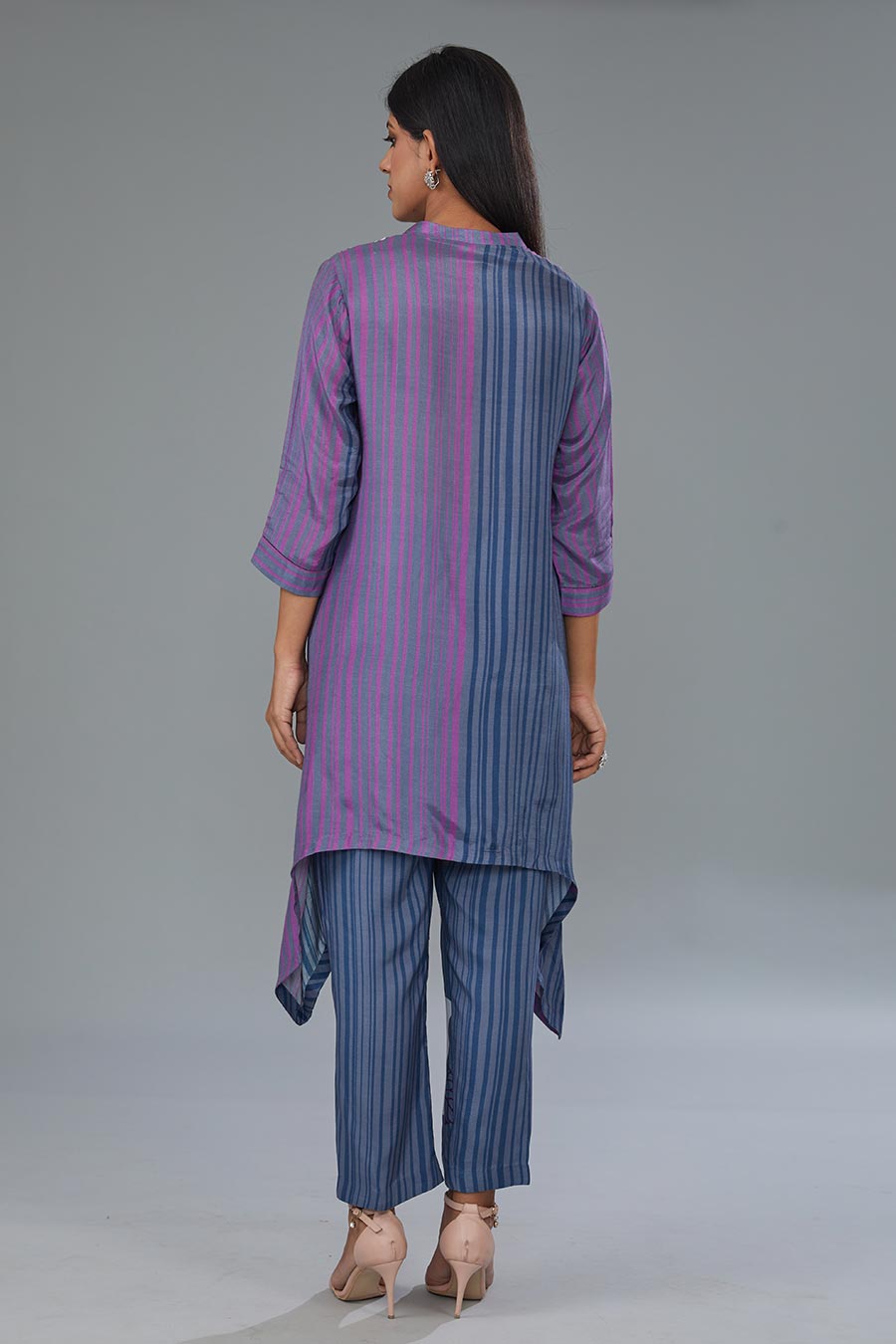 Multicolour Printed Tunic & Pant Set