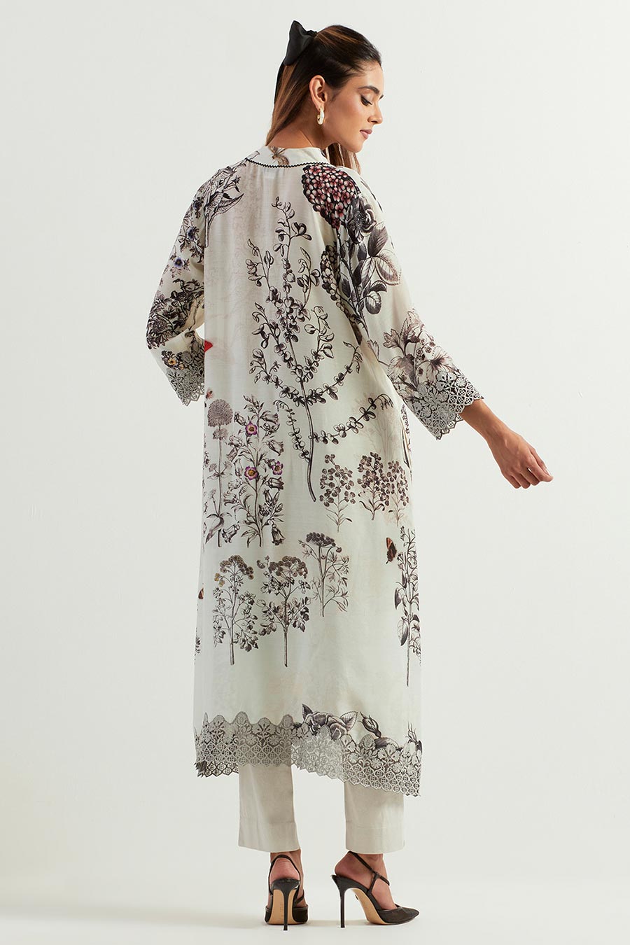 Saaya Printed Tunic & Stretch Pants Co-Ord Set