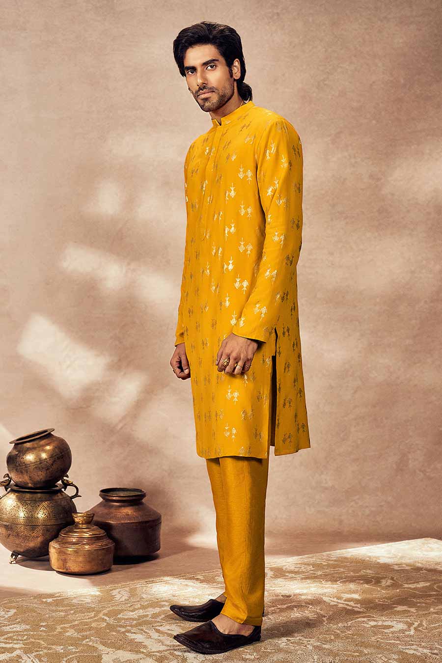 Yellow Mystic Printed Kurta Set