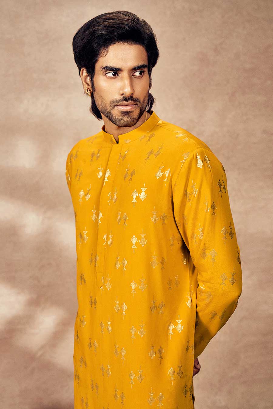 Yellow Mystic Printed Kurta Set