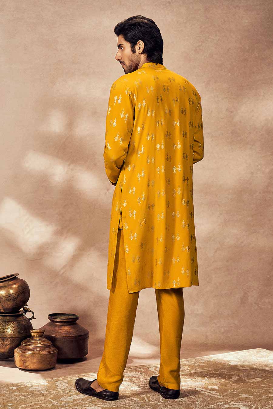 Yellow Mystic Printed Kurta