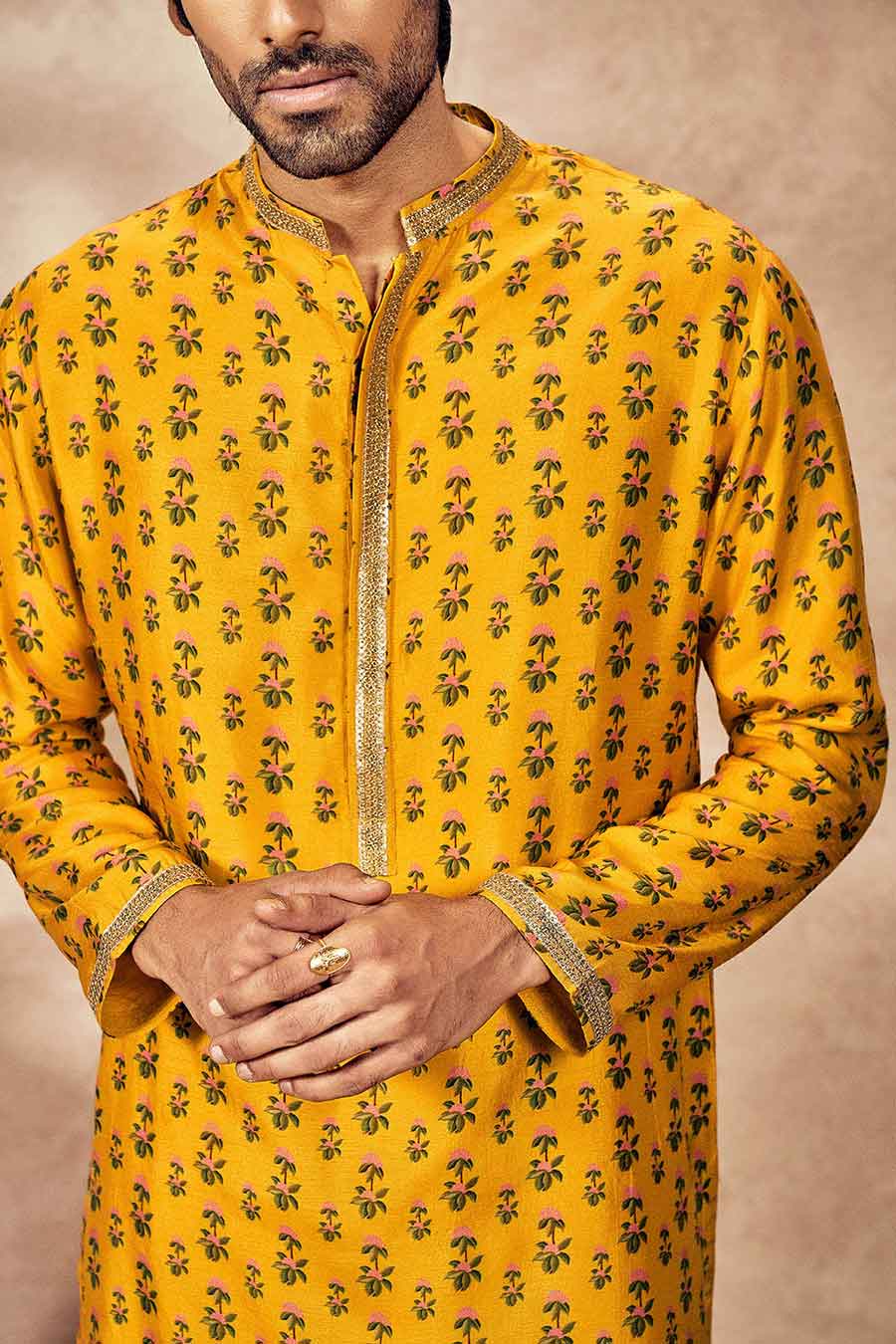 Yellow Pixie Dust Printed Kurta Set