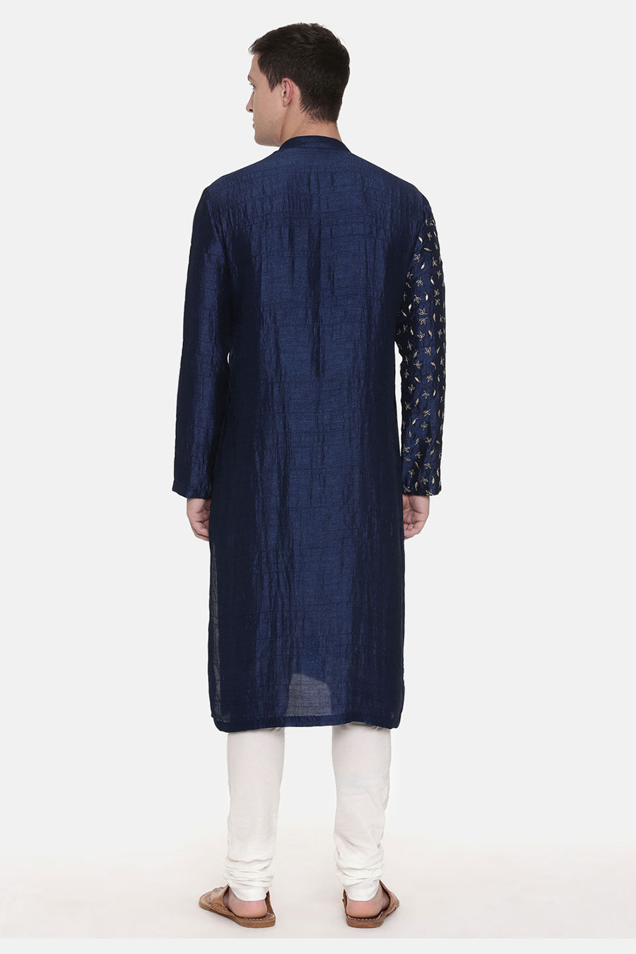 Blue Embroidered Kurta Set 