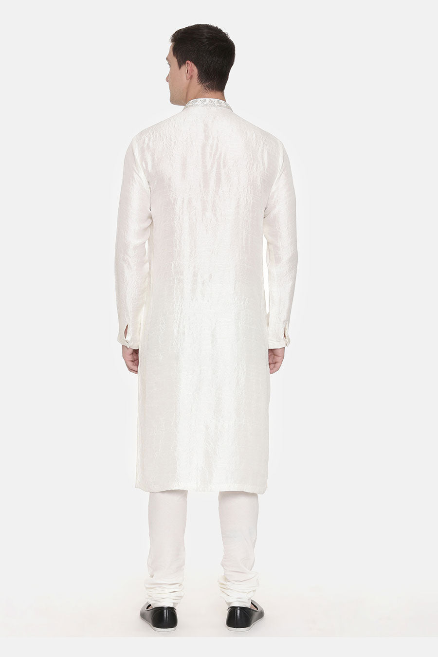 Ivory Embroidered Kurta Set