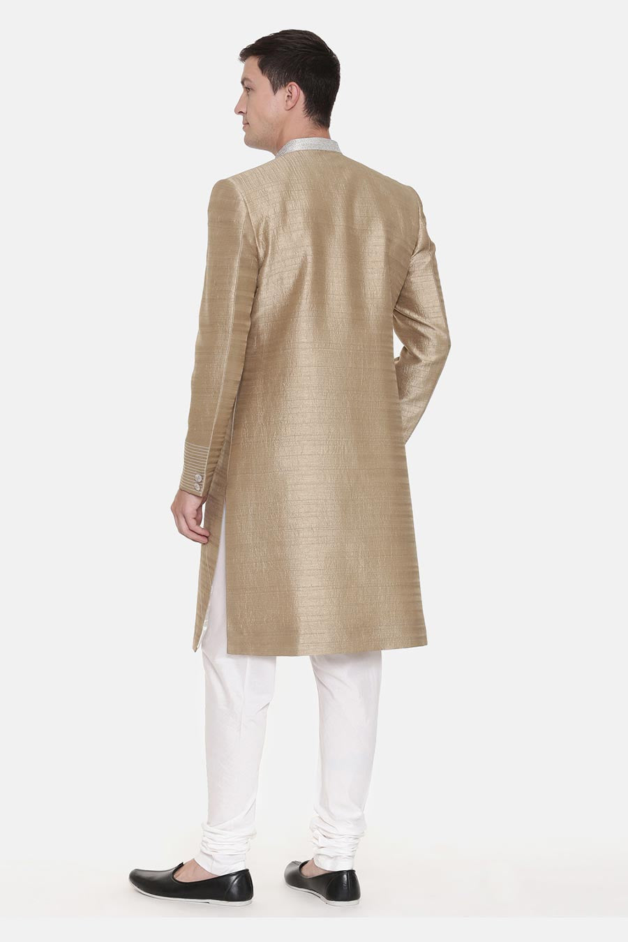 Gold Stitch Detailed Sherwani Set