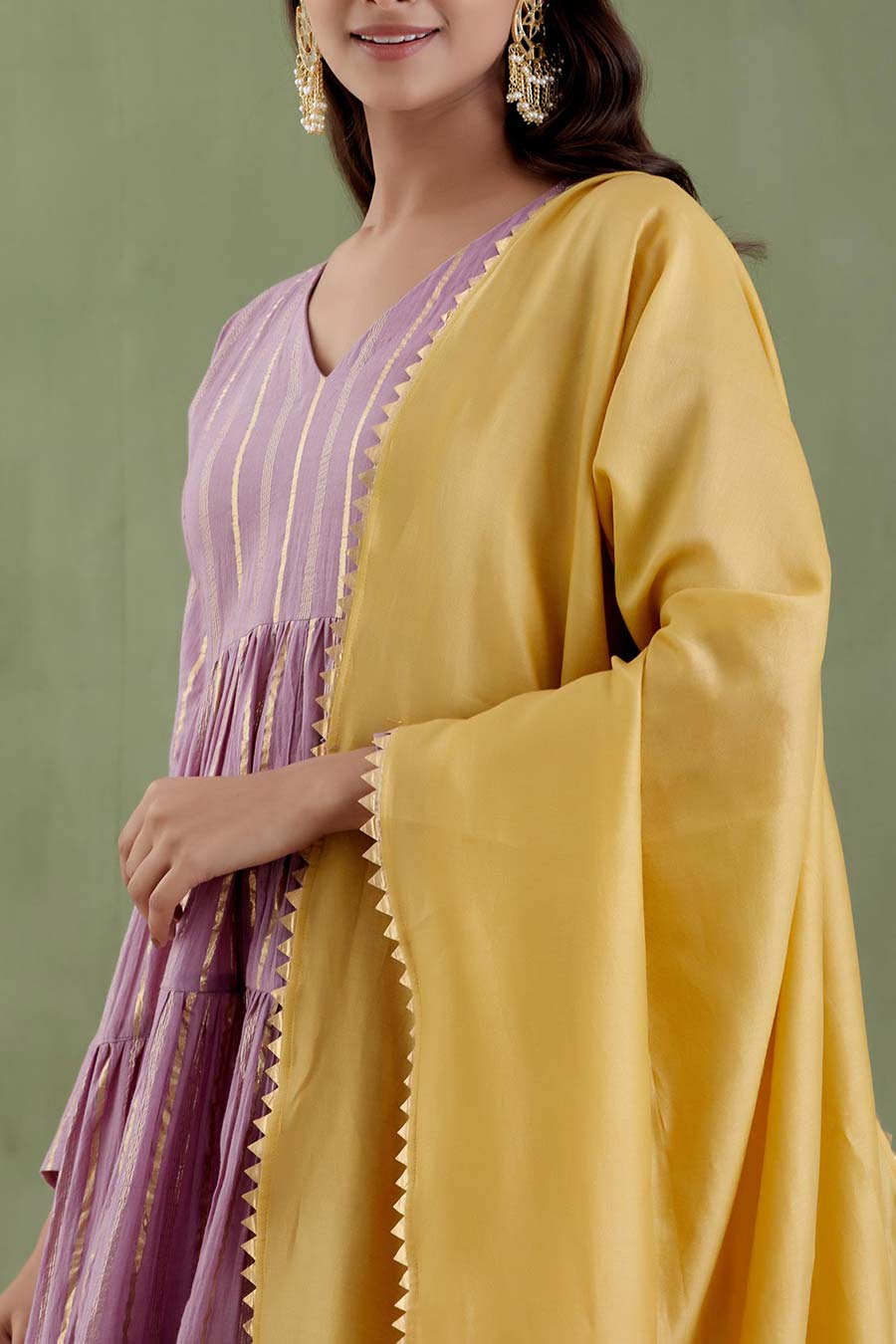 Chennamma Tiered kurta Set