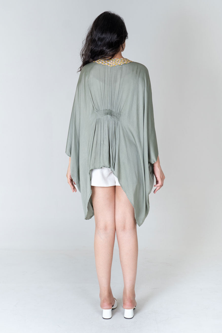 Green Braided Cape