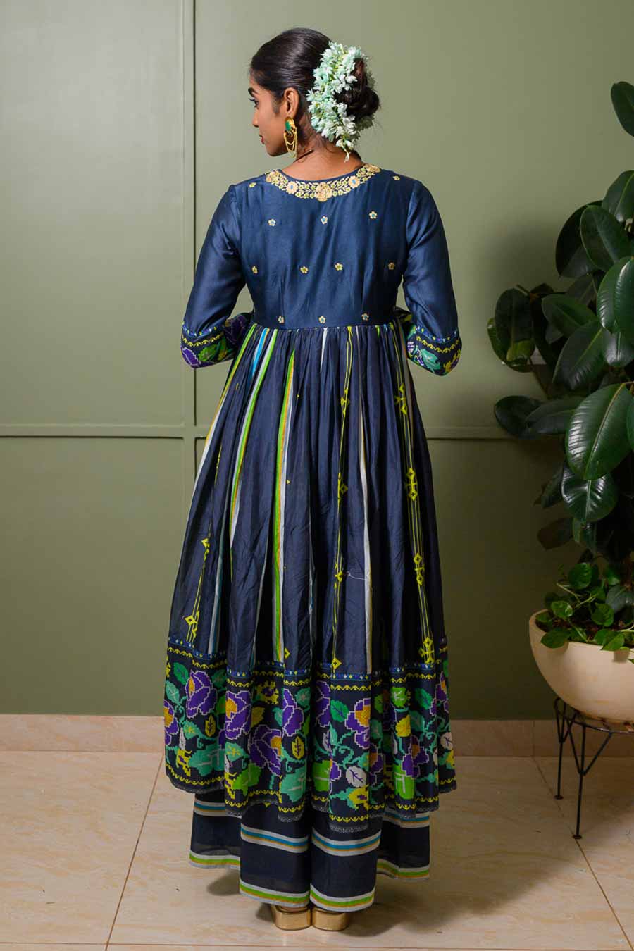 Bluebell Printed Anarkali Set