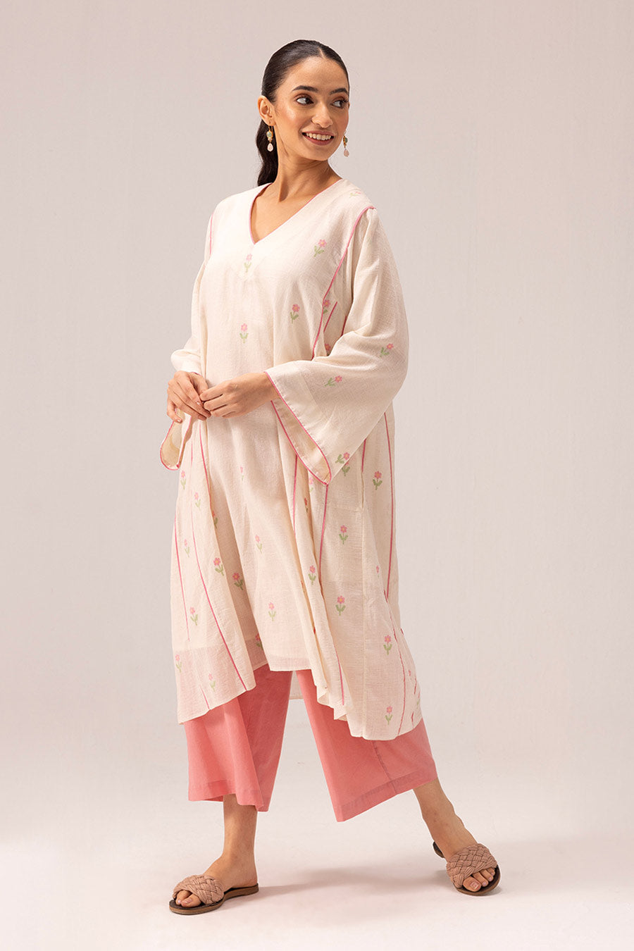 Pink Muskan Choga Kurta & Pant Set