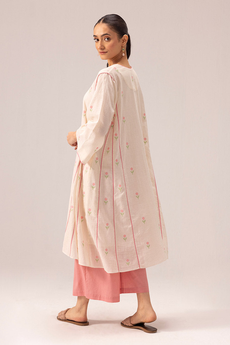 Pink Muskan Choga Kurta & Pant Set