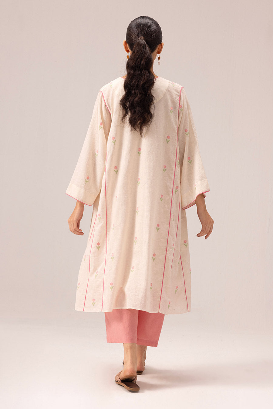 Pink Muskan Choga Kurta & Pant Set