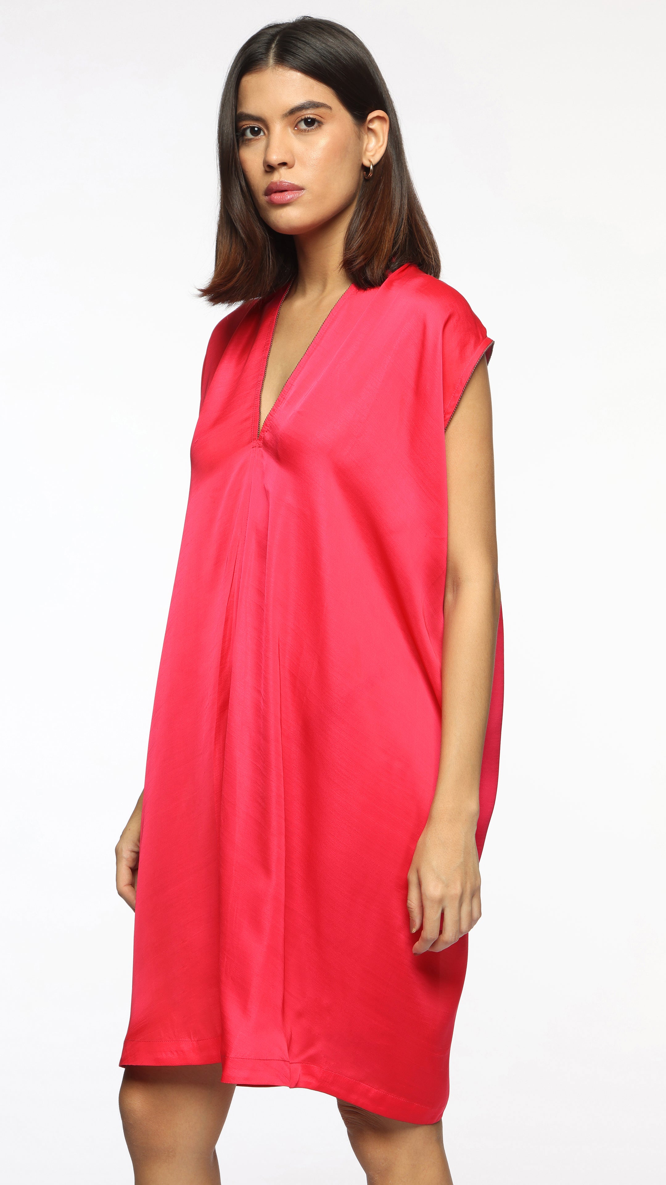 Pink Relax-Fit Dress