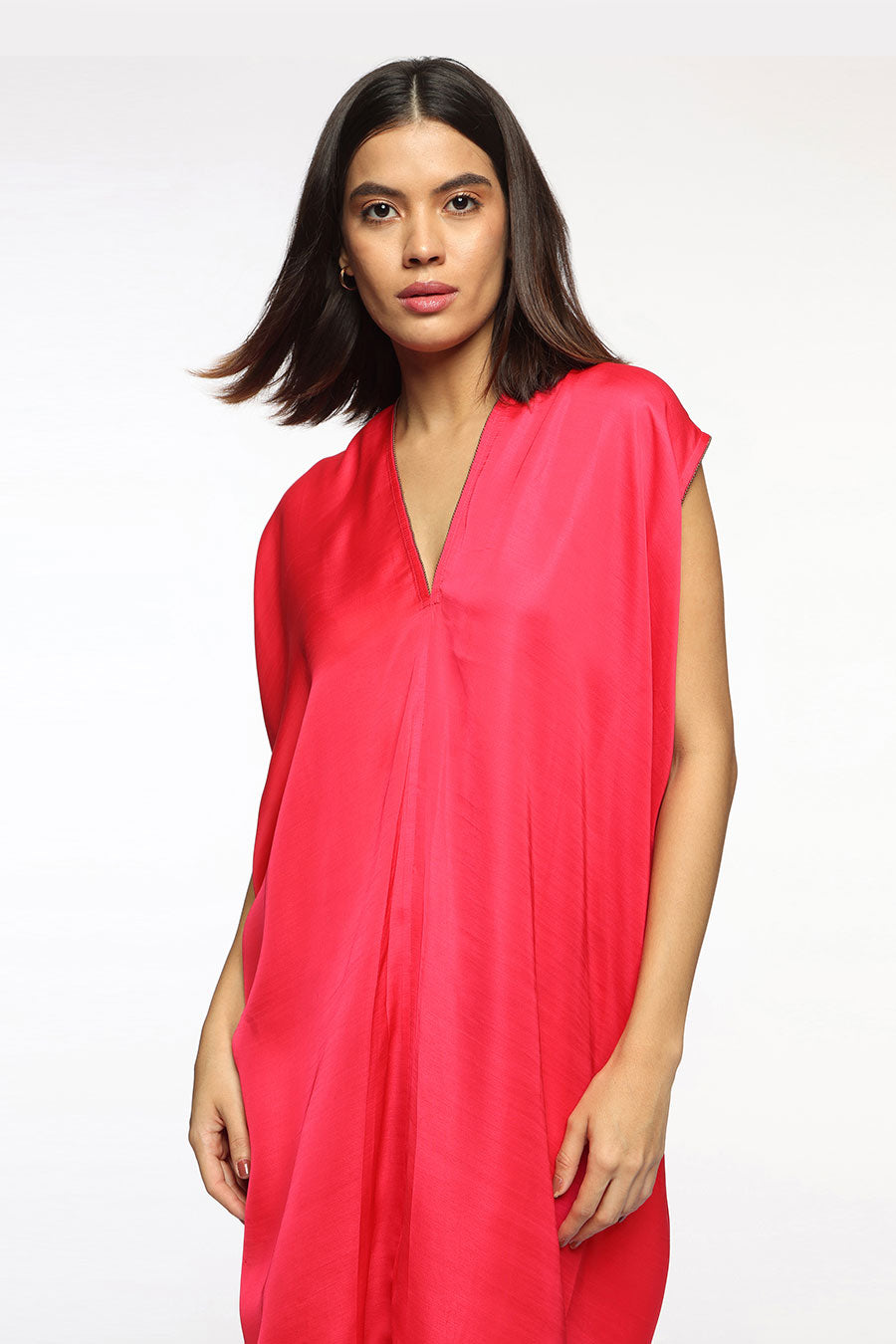 Pink Relax-Fit Dress