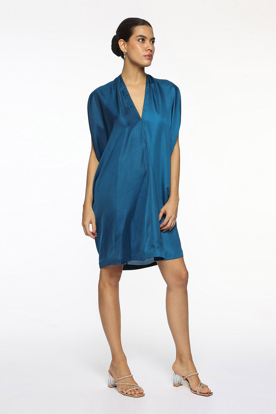 Blue Relax-Fit Dress