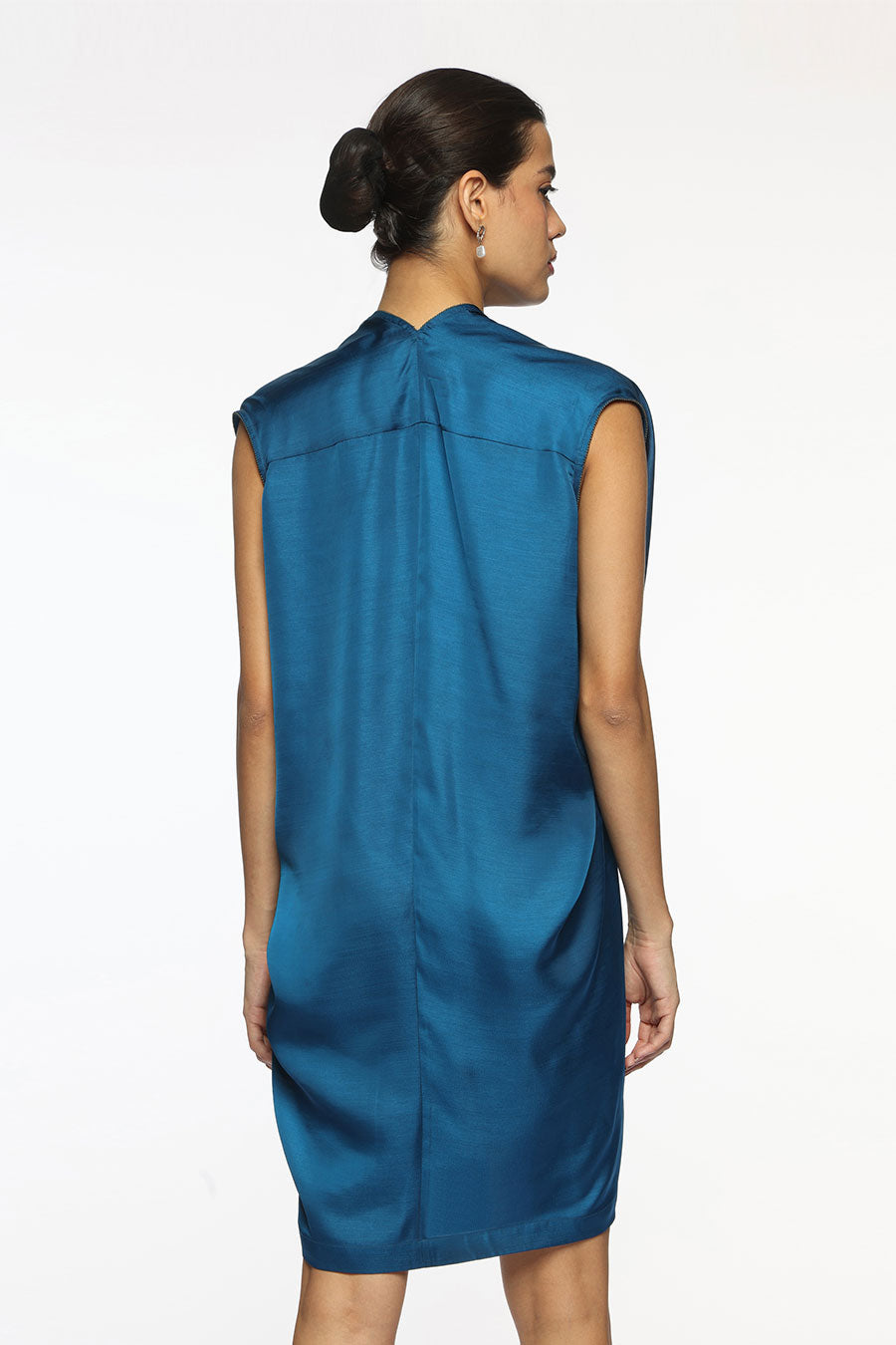 Blue Relax-Fit Dress