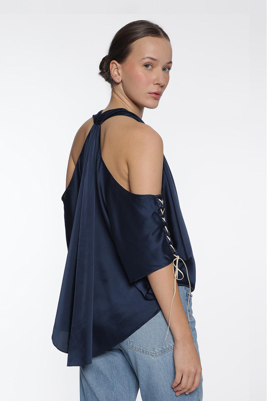 Dark Blue Haute Hippie Top