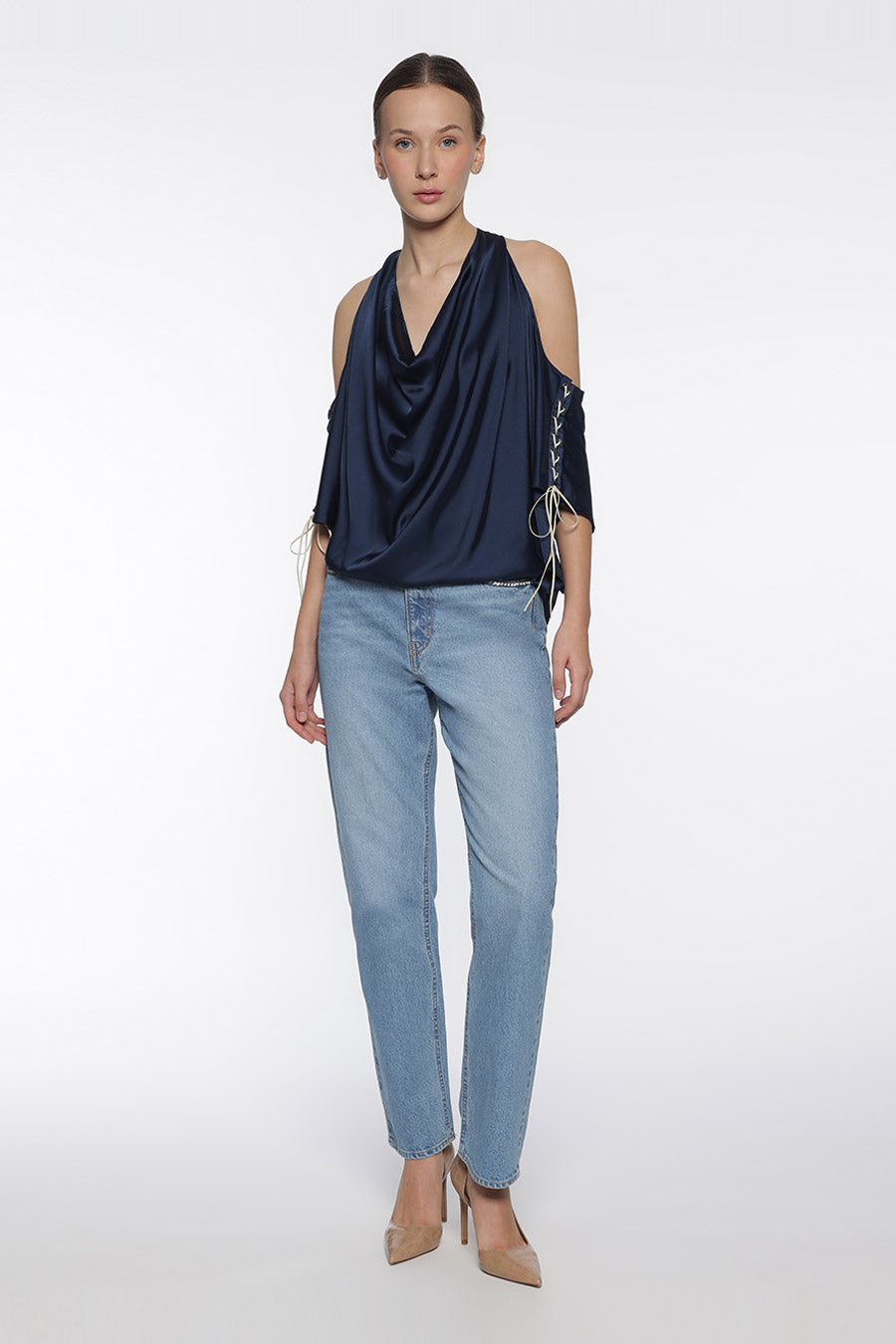 Dark Blue Haute Hippie Top