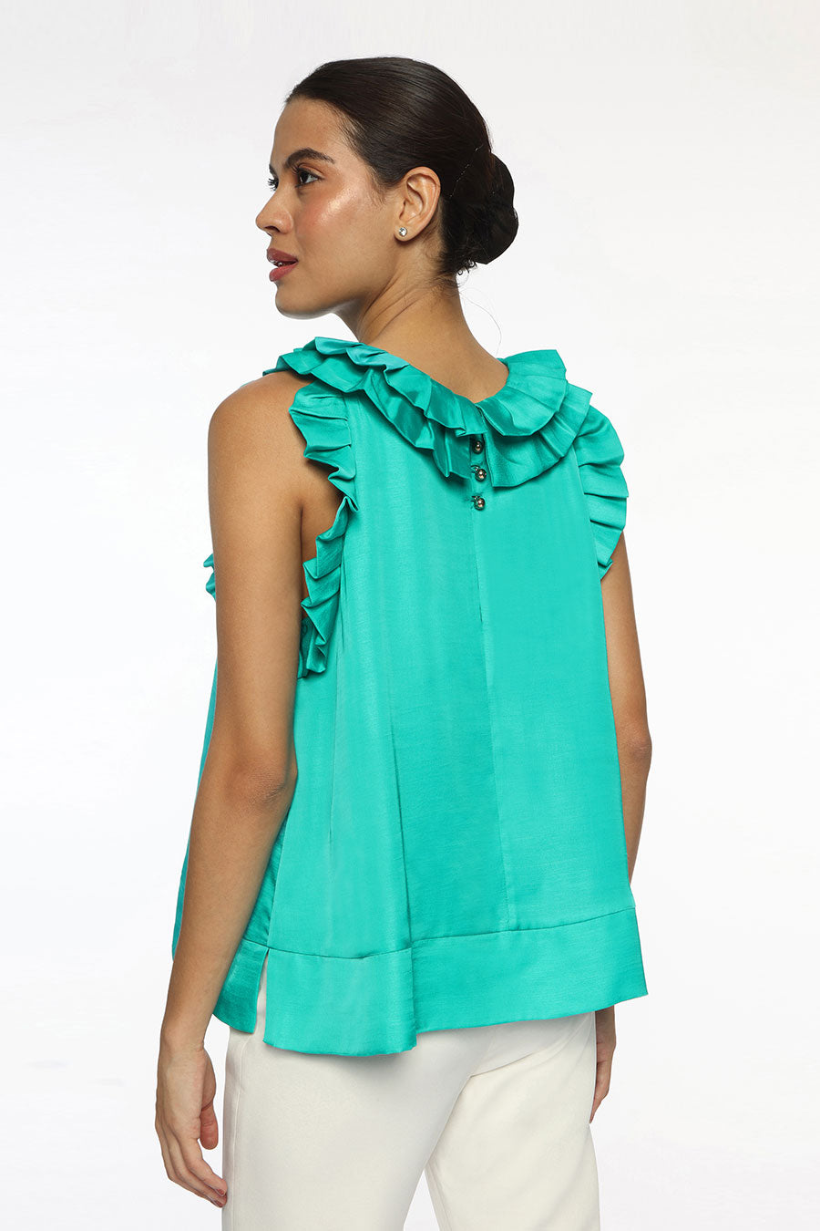 Aqua Green Charlotte Top