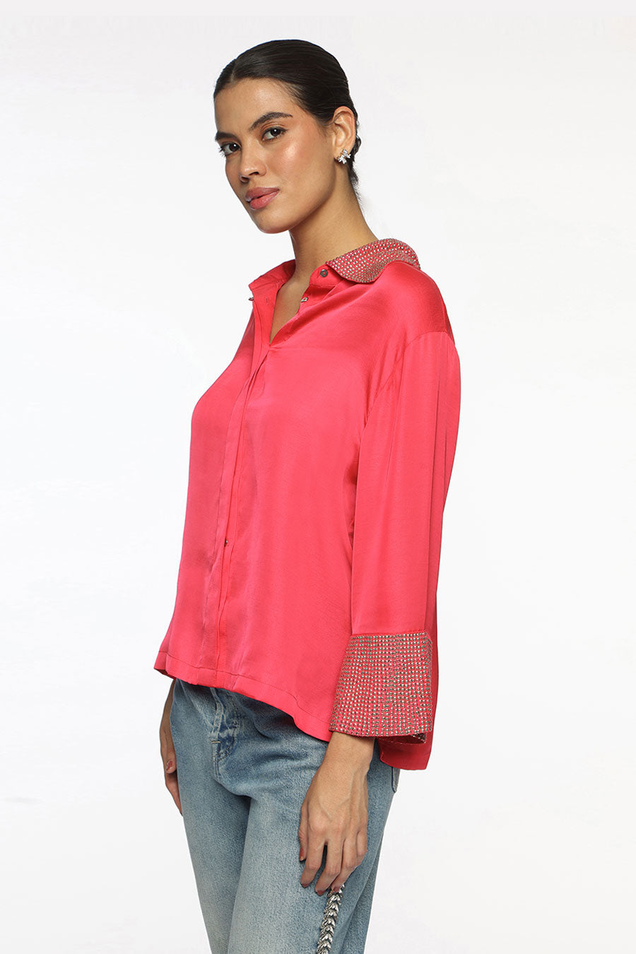 Pink Kate Embellished Shirt