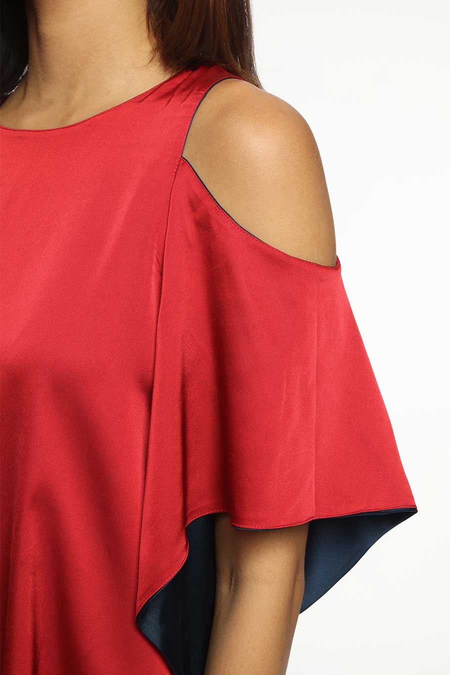 Red & Blue Emily Reversible Top