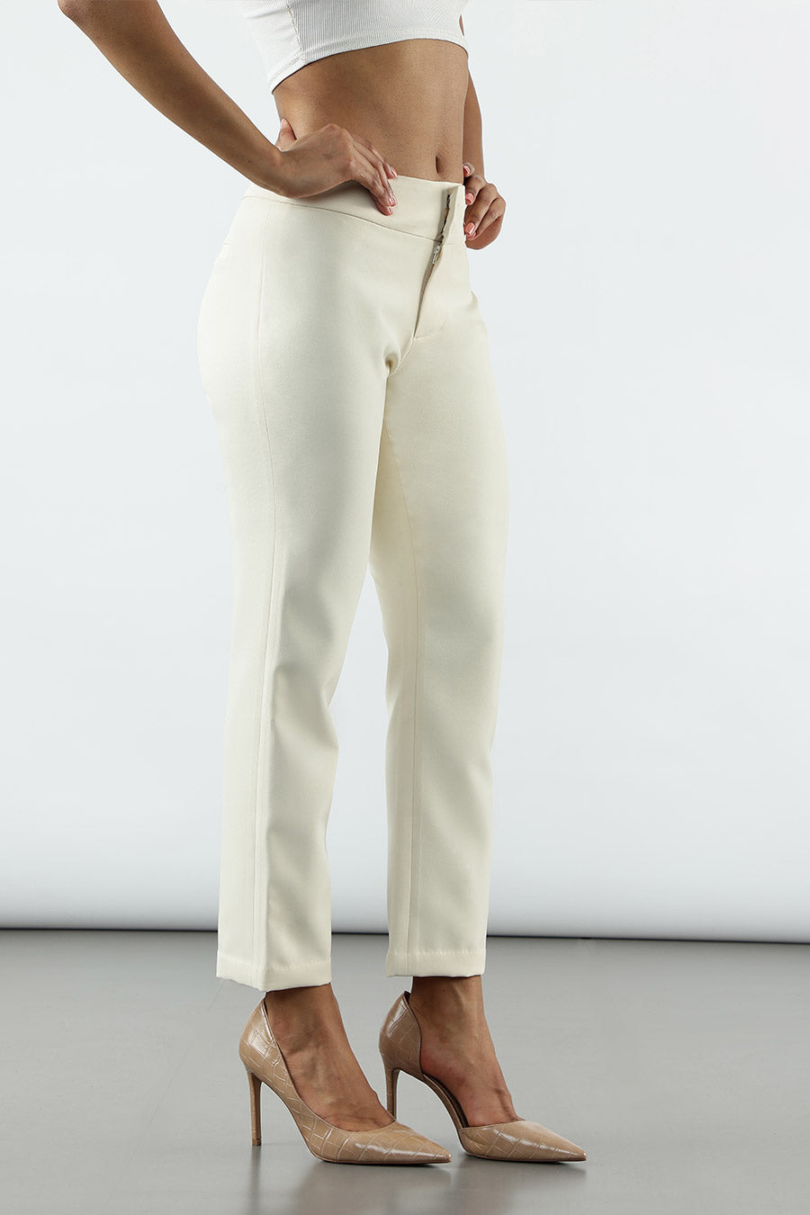 Off-White Ankle Pant