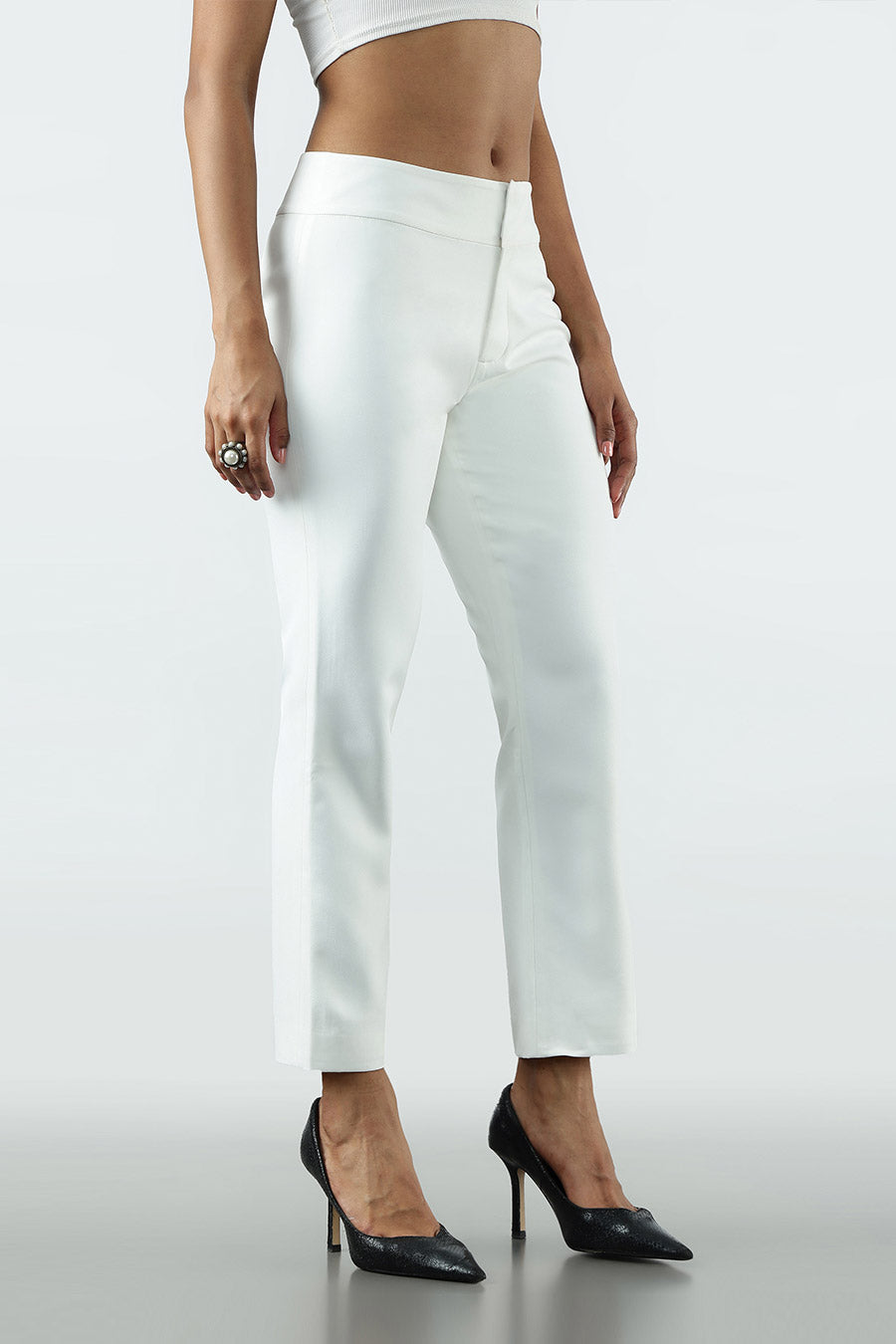 White Ankle Pant