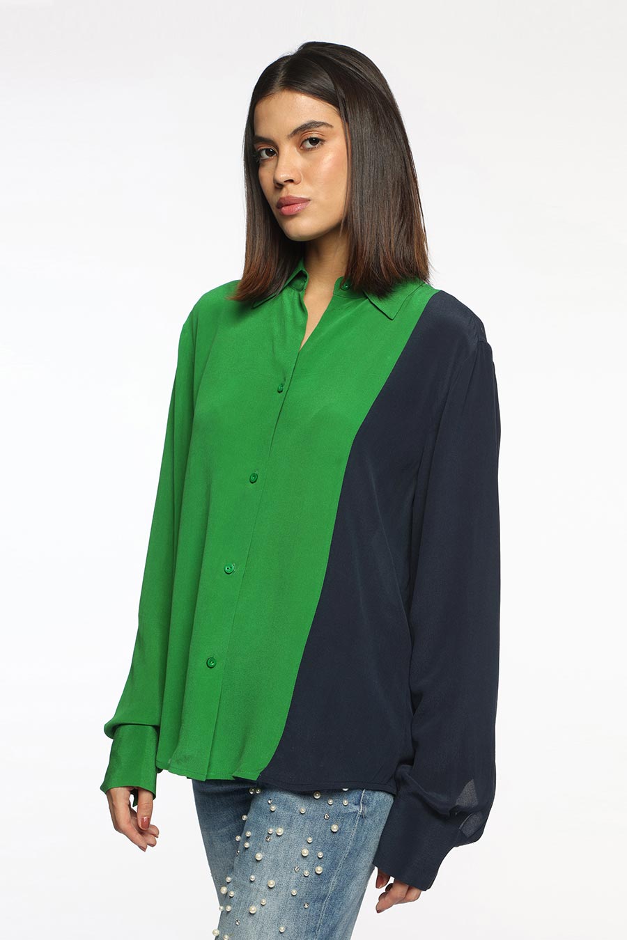 Green & Blue Serena Shirt