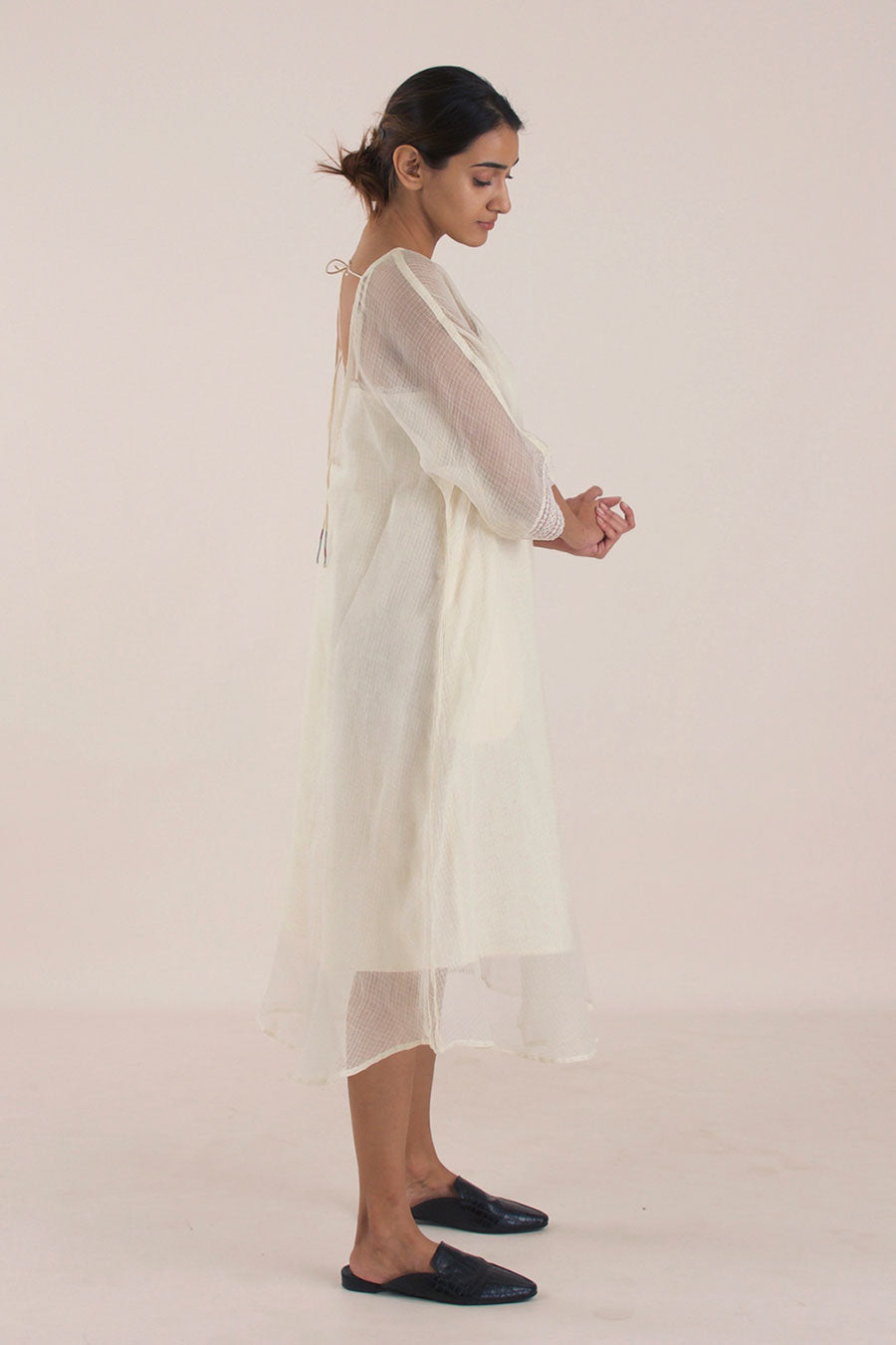 Off-White Kotadoria Kimono Sleeves Dress